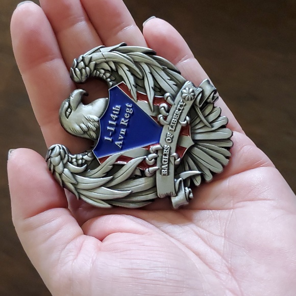 🌲1-114th Avn Regt Arkansas challenge coin - Picture 3 of 3